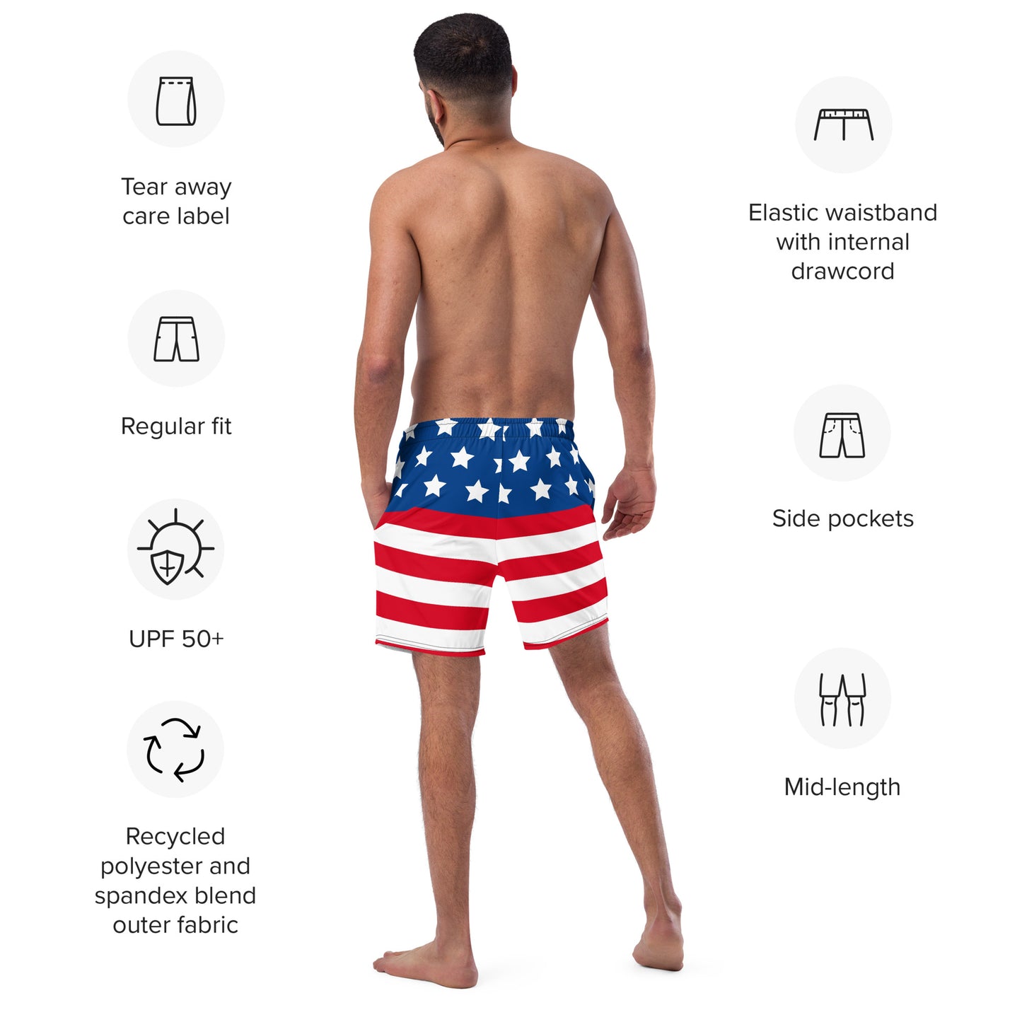 Men's Danciu Enterprises American swim trunks